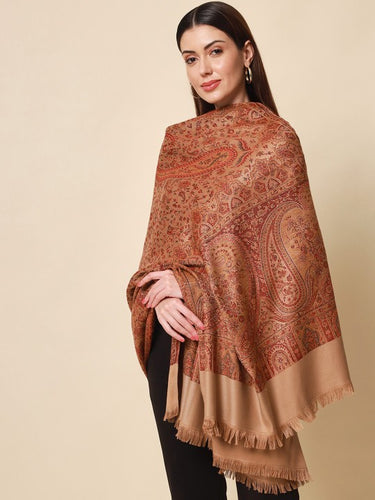 Jamawar Woven Design shawl for women